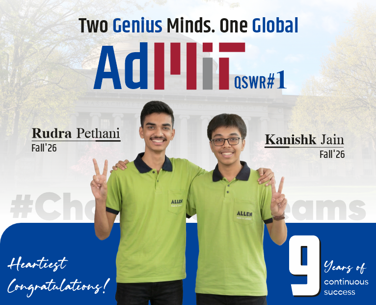 2 Students Secure Admission to the World’s #1 University MIT